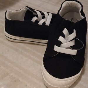 Kids Black and White Sneakers